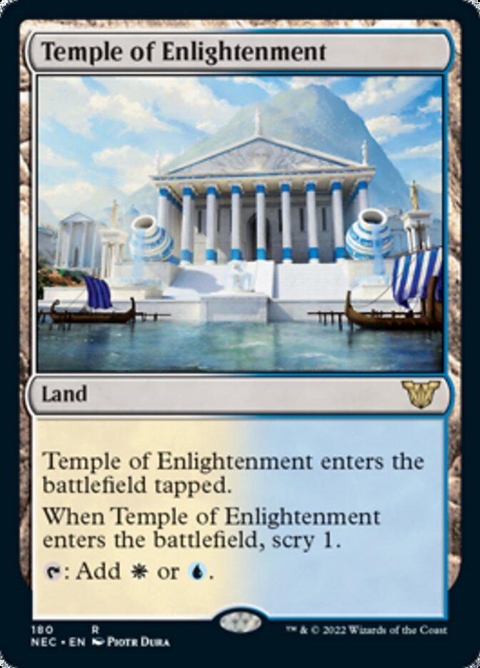 Temple of Enlightenment [Kamigawa: Neon Dynasty Commander] | Black Swamp Games
