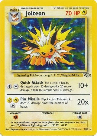 Jolteon (4/64) [Jungle Unlimited] | Black Swamp Games