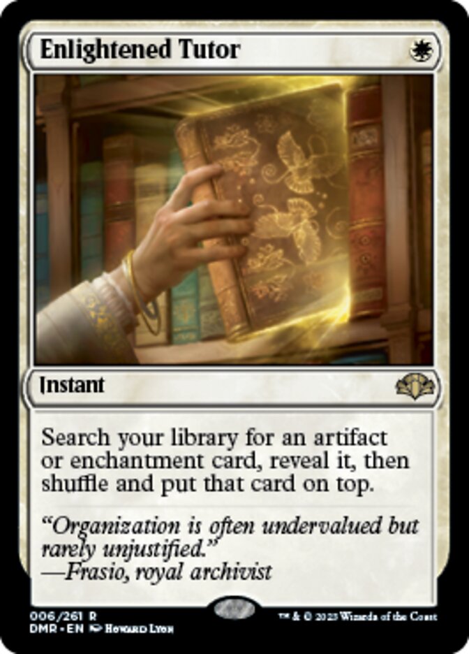 Enlightened Tutor [Dominaria Remastered] | Black Swamp Games