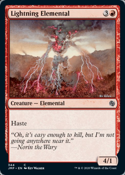 Lightning Elemental [Jumpstart] | Black Swamp Games