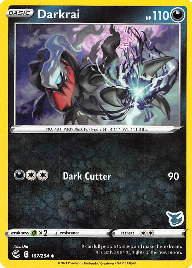 Darkrai (167/264) (Eevee Deck) [Battle Academy 2022] | Black Swamp Games