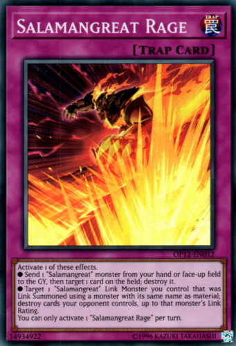Salamangreat Rage [OP12-EN012] Super Rare | Black Swamp Games