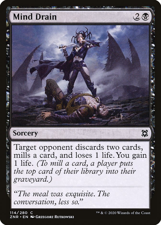 Mind Drain [Zendikar Rising] | Black Swamp Games