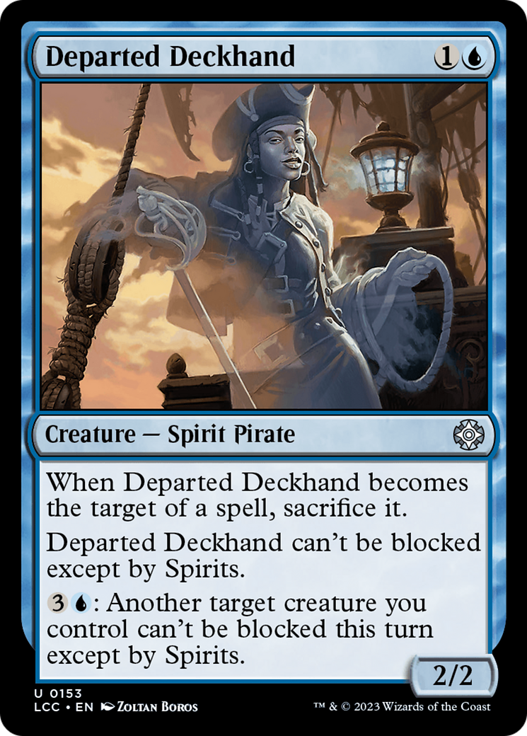 Departed Deckhand [The Lost Caverns of Ixalan Commander] | Black Swamp Games