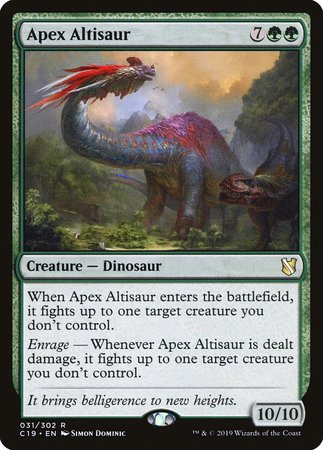 Apex Altisaur [Commander 2019] | Black Swamp Games