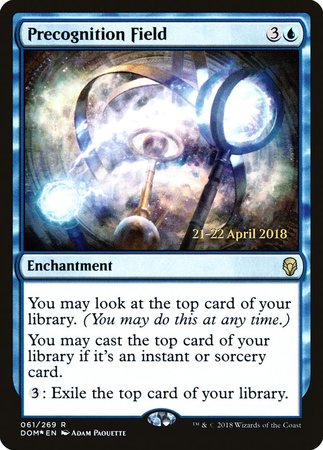 Precognition Field [Dominaria Promos] | Black Swamp Games