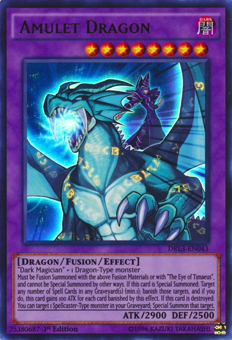 Amulet Dragon [DRL3-EN043] Ultra Rare | Black Swamp Games