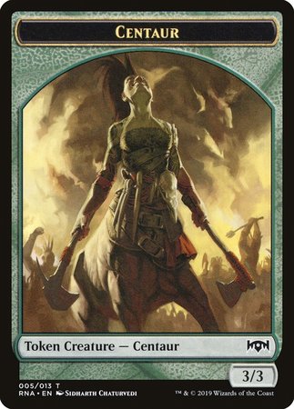 Centaur Token [Ravnica Allegiance Tokens] | Black Swamp Games