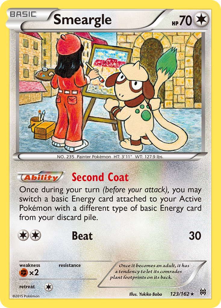 Smeargle (123/162) [XY: BREAKthrough] | Black Swamp Games