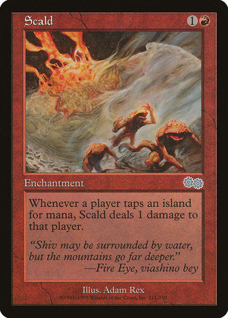 Scald [Urza's Saga] | Black Swamp Games