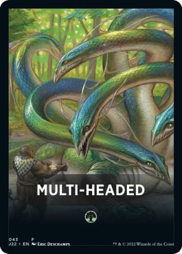 Multi-Headed Theme Card [Jumpstart 2022 Front Cards] | Black Swamp Games