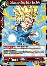 Unbreakable Super Saiyan Son Goku [SD2-03] | Black Swamp Games