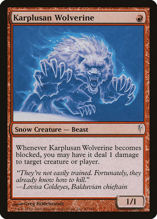 Karplusan Wolverine [Coldsnap] | Black Swamp Games