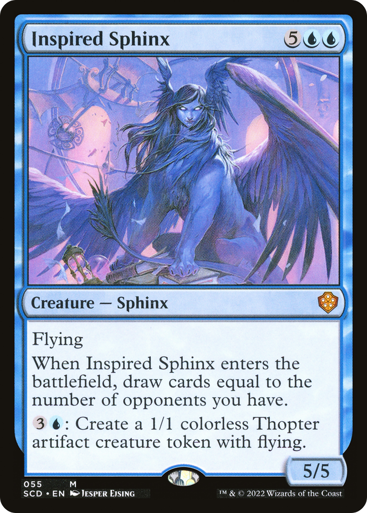 Inspired Sphinx [Starter Commander Decks] | Black Swamp Games