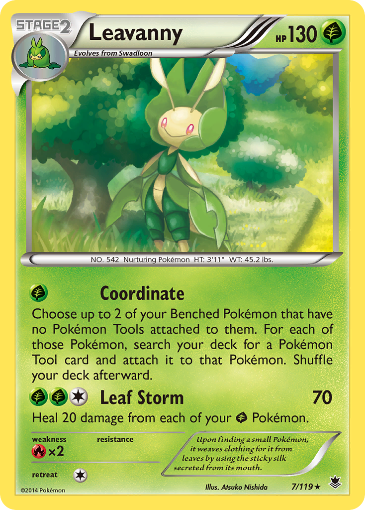 Leavanny (7/119) [XY: Phantom Forces] | Black Swamp Games