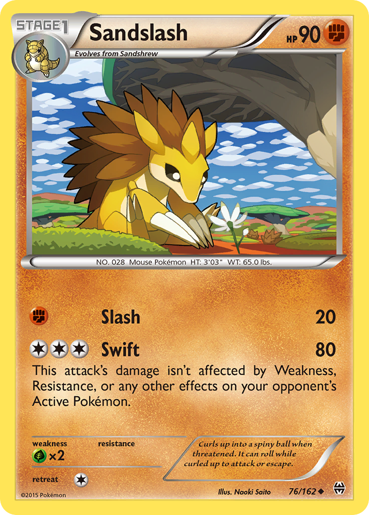 Sandslash (76/162) [XY: BREAKthrough] | Black Swamp Games