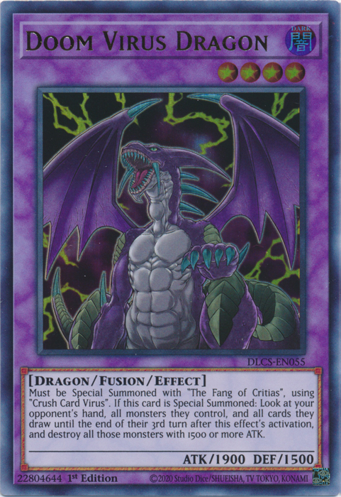 Doom Virus Dragon [DLCS-EN055] Ultra Rare | Black Swamp Games