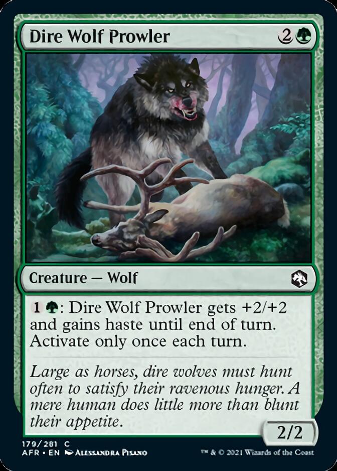 Dire Wolf Prowler [Dungeons & Dragons: Adventures in the Forgotten Realms] | Black Swamp Games