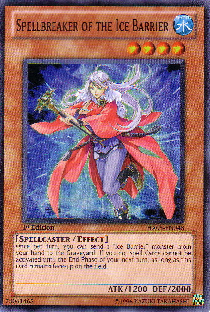 Spellbreaker of the Ice Barrier [HA03-EN048] Super Rare | Black Swamp Games