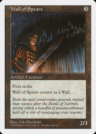 Wall of Spears [Fifth Edition] | Black Swamp Games