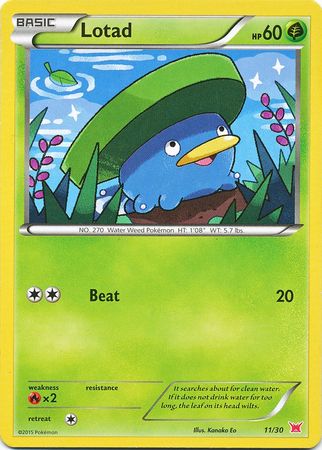 Lotad (11/30) [XY: Trainer Kit 2 - Latias] | Black Swamp Games