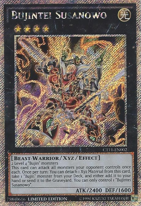 Bujintei Susanowo [CT11-EN002] Secret Rare | Black Swamp Games