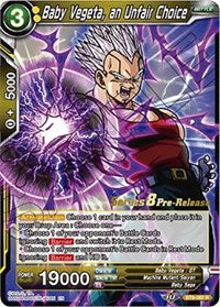 Baby Vegeta, an Unfair Choice [BT8-082_PR] | Black Swamp Games