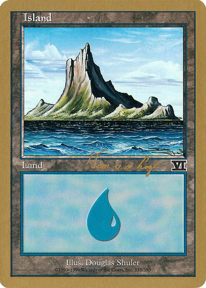 Island (tvdl335) (Tom van de Logt) [World Championship Decks 2000] | Black Swamp Games