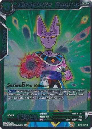 Godstrike Beerus [BT6-057_PR] | Black Swamp Games