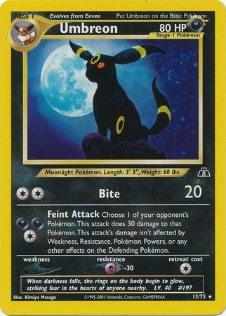 Umbreon (13/75) [Neo Discovery Unlimited] | Black Swamp Games