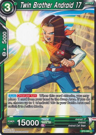 Twin Brother Android 17 [BT2-089] | Black Swamp Games