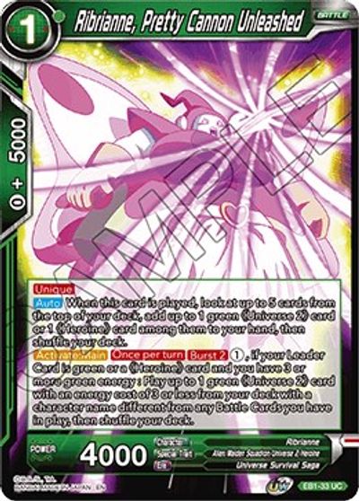 Ribrianne, Pretty Cannon Unleashed (EB1-033) [Battle Evolution Booster] | Black Swamp Games