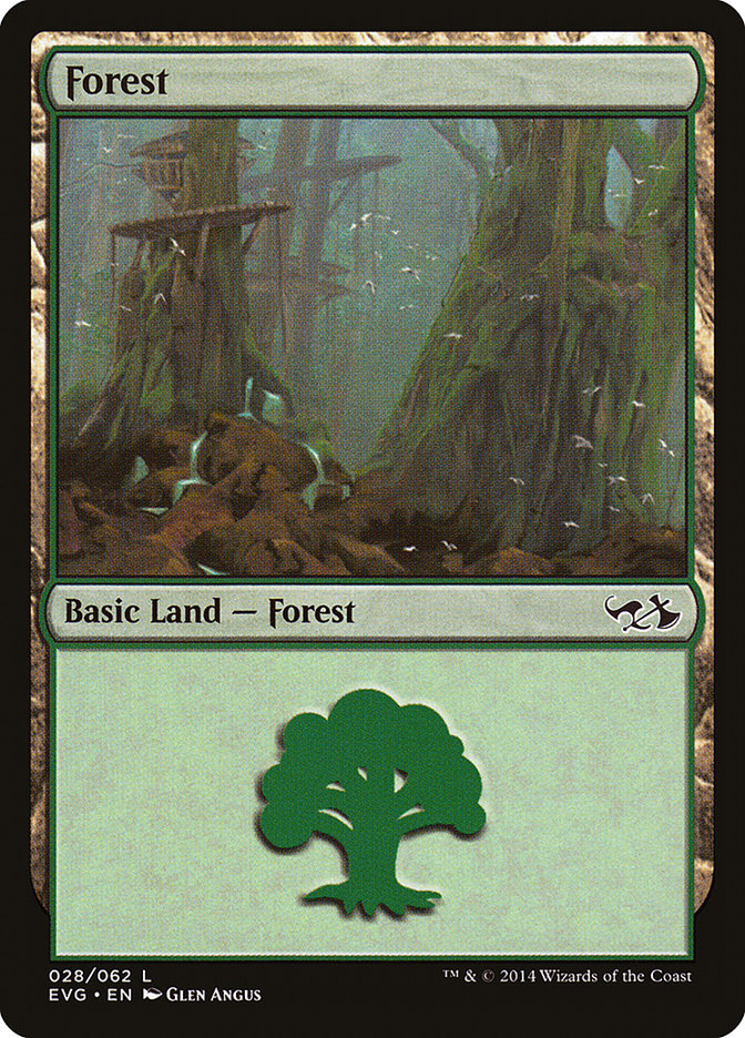 Forest (28) (Elves vs. Goblins) [Duel Decks Anthology] | Black Swamp Games