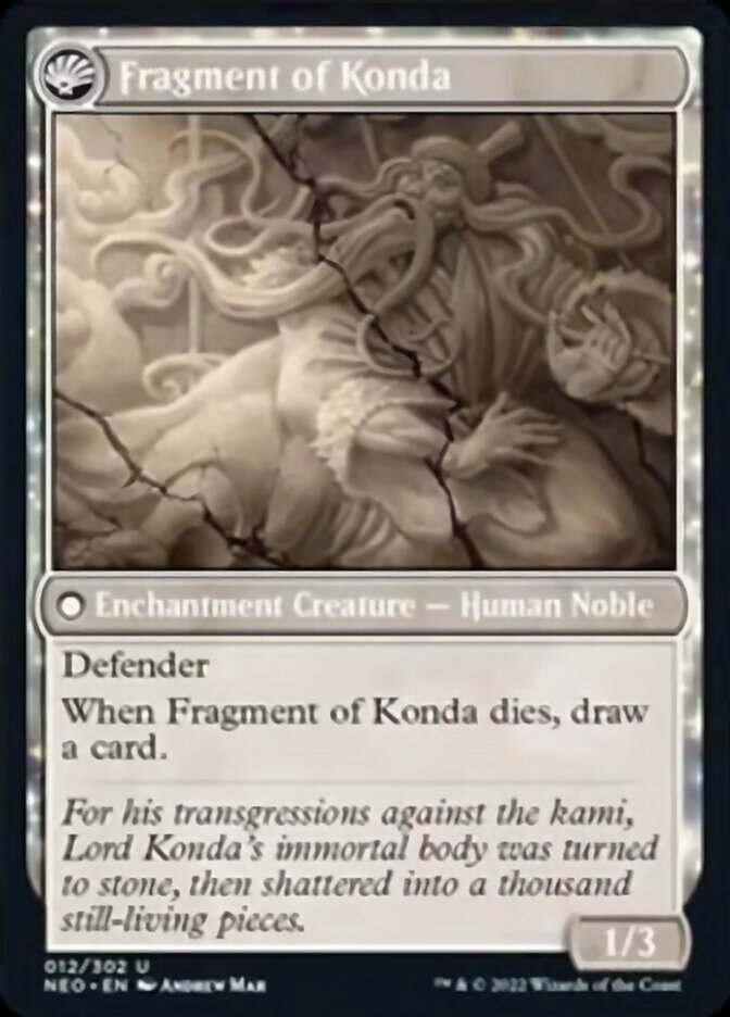 The Fall of Lord Konda // Fragment of Konda [Kamigawa: Neon Dynasty] | Black Swamp Games