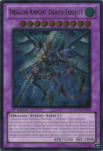 Dragon Knight Draco-Equiste [DREV-EN038] Ultimate Rare | Black Swamp Games