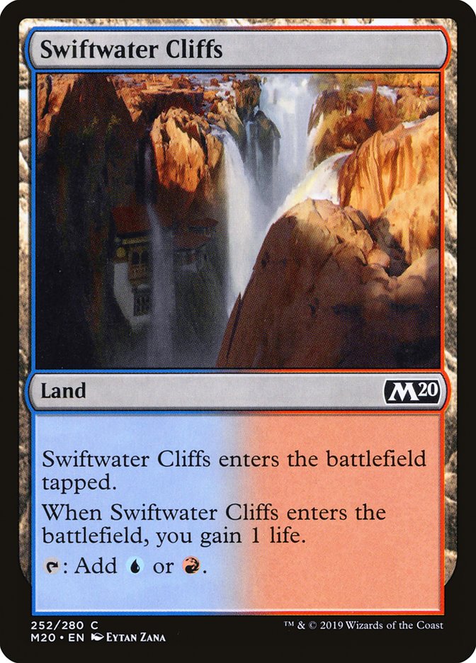 Swiftwater Cliffs [Core Set 2020] | Black Swamp Games