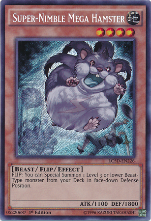 Super-Nimble Mega Hamster [LC5D-EN226] Secret Rare | Black Swamp Games