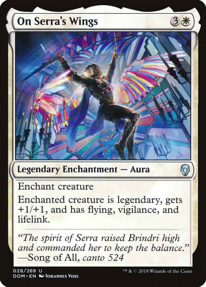 On Serra's Wings [Dominaria] | Black Swamp Games