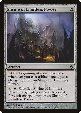 Shrine of Limitless Power [New Phyrexia] | Black Swamp Games