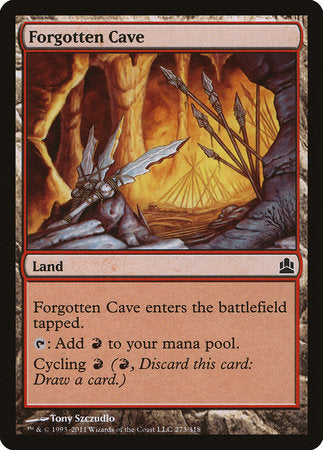 Forgotten Cave [Commander 2011] | Black Swamp Games