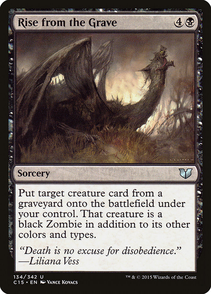 Rise from the Grave [Commander 2015] | Black Swamp Games