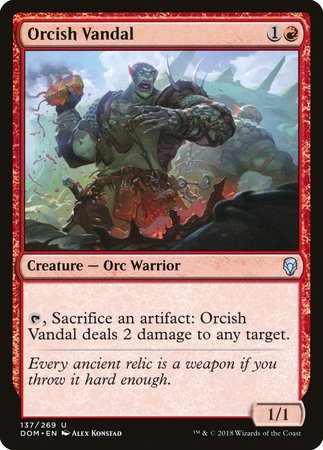 Orcish Vandal [Dominaria] | Black Swamp Games