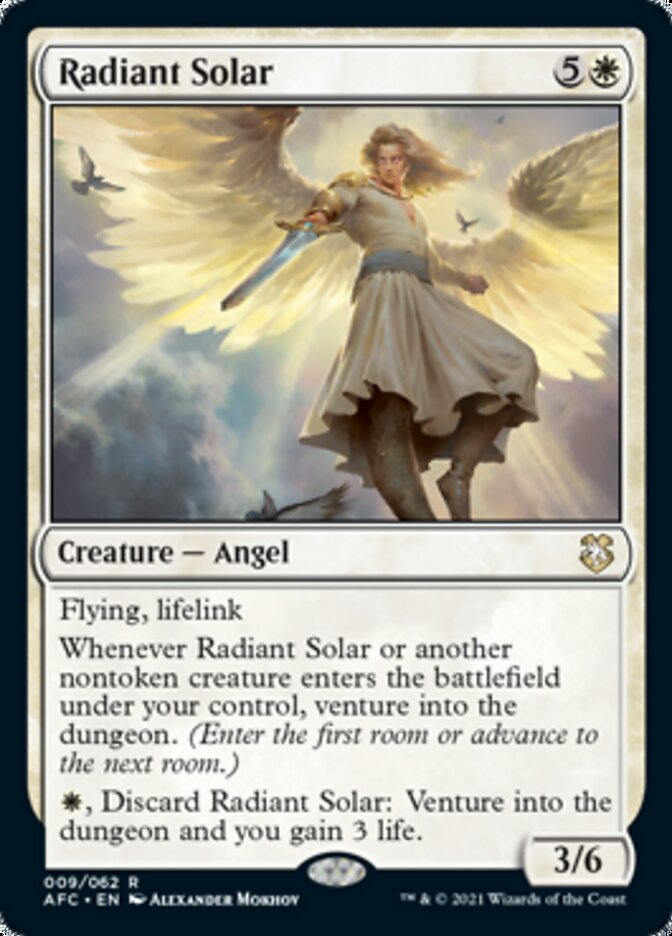 Radiant Solar [Dungeons & Dragons: Adventures in the Forgotten Realms Commander] | Black Swamp Games