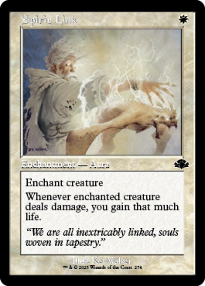 Spirit Link (Retro) [Dominaria Remastered] | Black Swamp Games