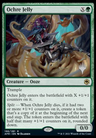 Ochre Jelly (Promo Pack) [Dungeons & Dragons: Adventures in the Forgotten Realms Promos] | Black Swamp Games
