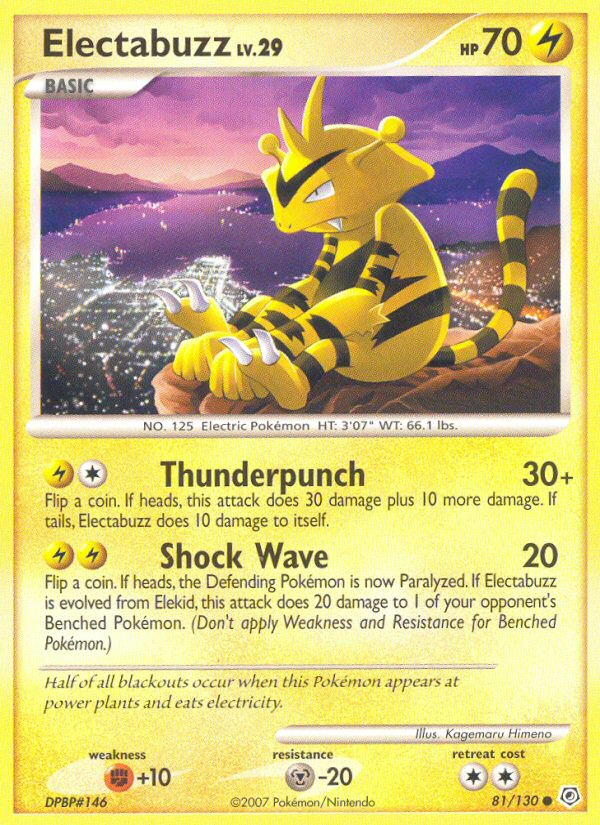 Electabuzz (81/130) [Diamond & Pearl: Base Set] | Black Swamp Games