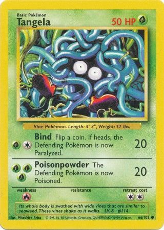 Tangela (66/102) [Base Set Unlimited] | Black Swamp Games