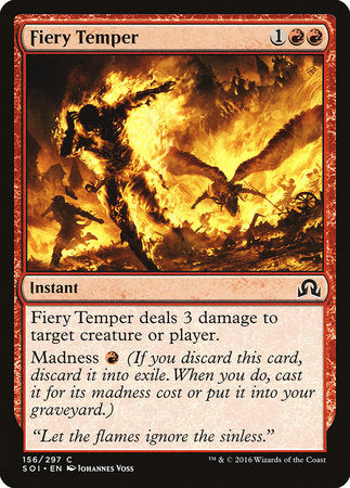Fiery Temper [Shadows over Innistrad] | Black Swamp Games