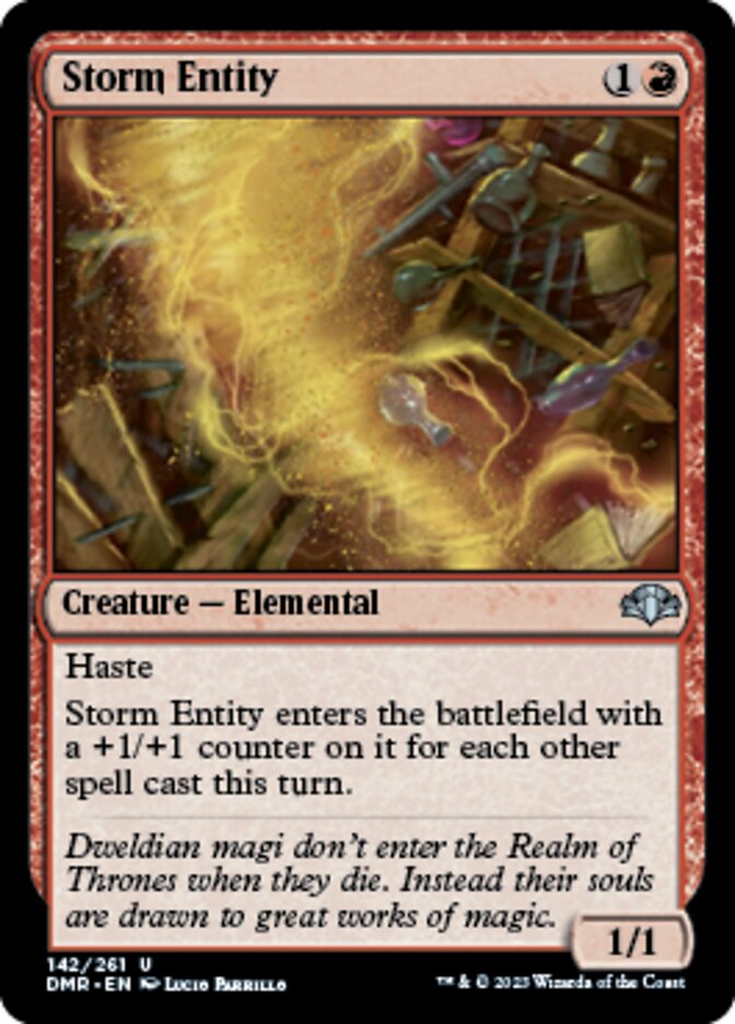 Storm Entity [Dominaria Remastered] | Black Swamp Games