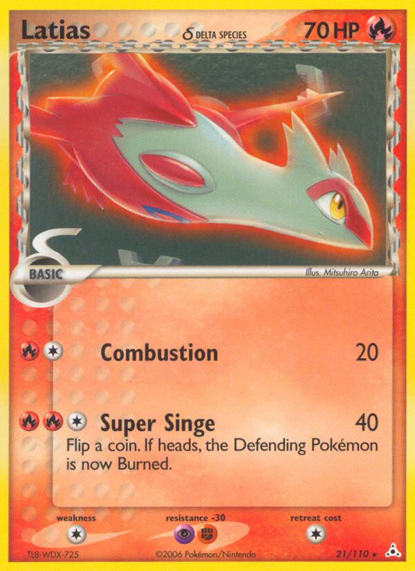 Latias (21/110) (Delta Species) [EX: Holon Phantoms] | Black Swamp Games